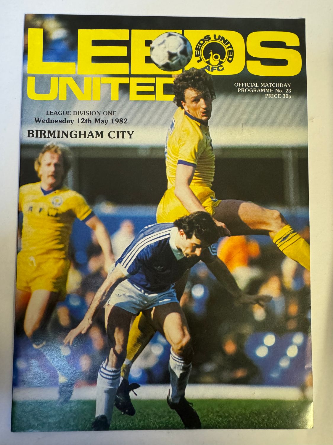 Leeds United v Birmingham - 12/5/82