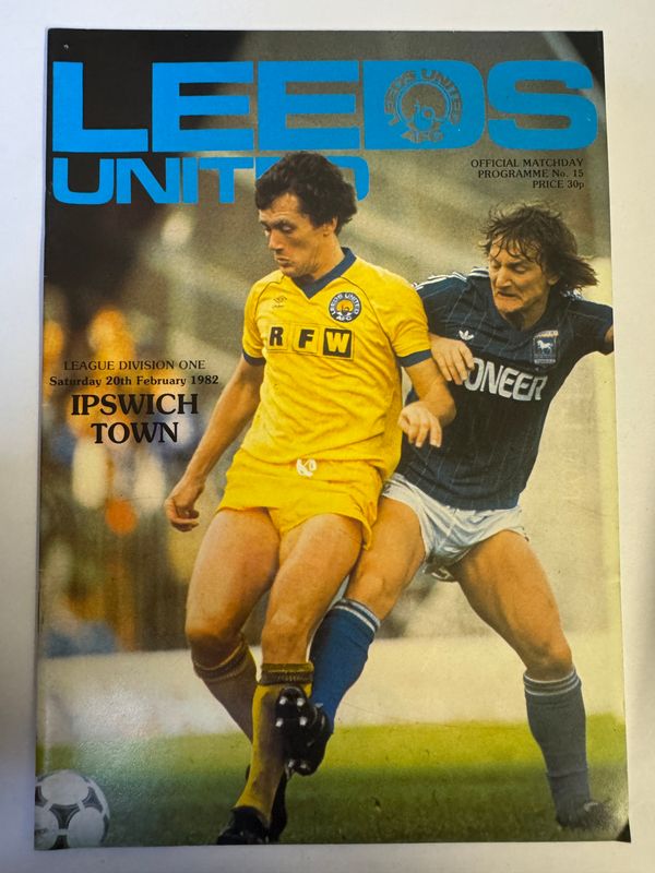 Leeds United v Ipswich - 20/2/82