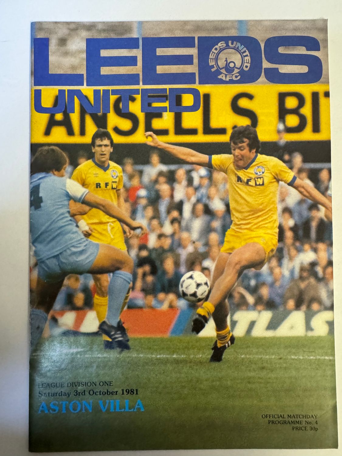Leeds United v Aston Villa - 3/10/81