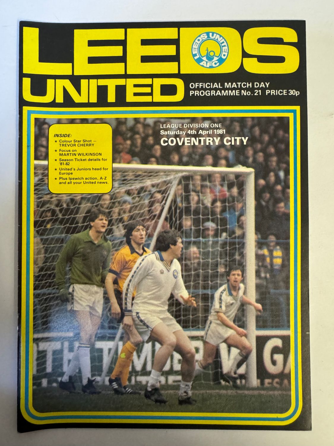 Leeds United v Coventry - 4/4/81