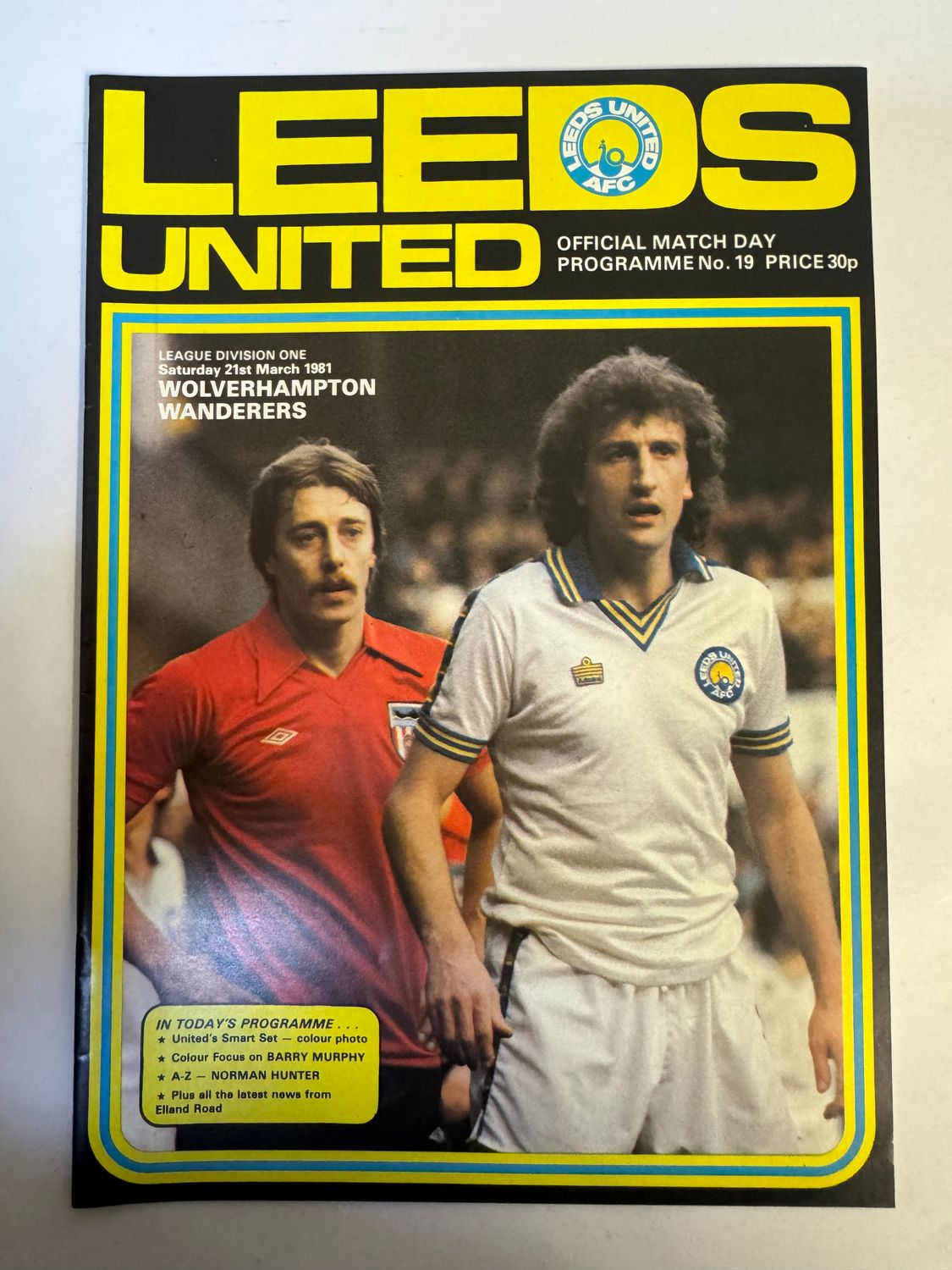 Leeds United v Wolves - 21/3/81