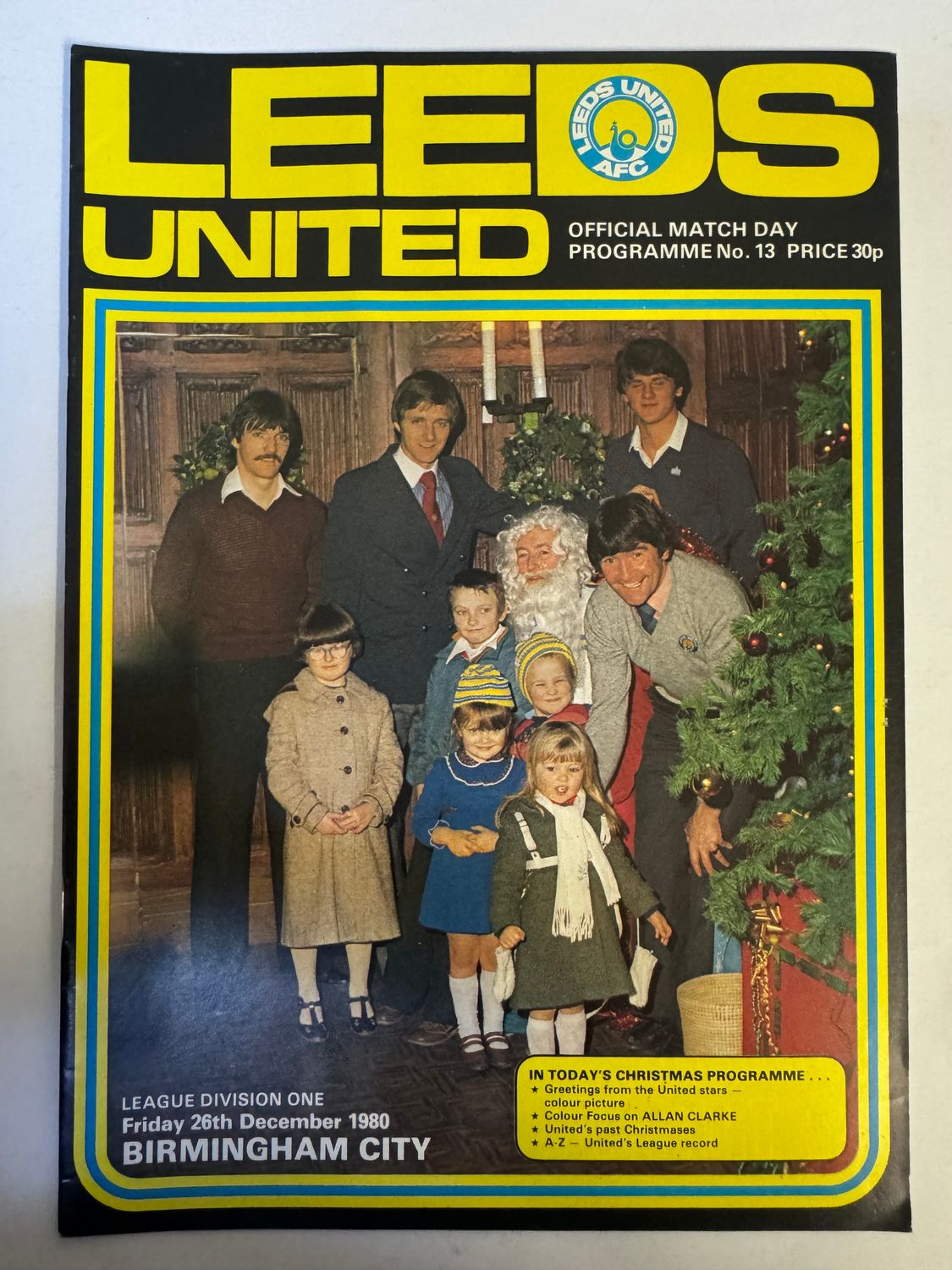 Leeds United v Birmingham - 26/12/80