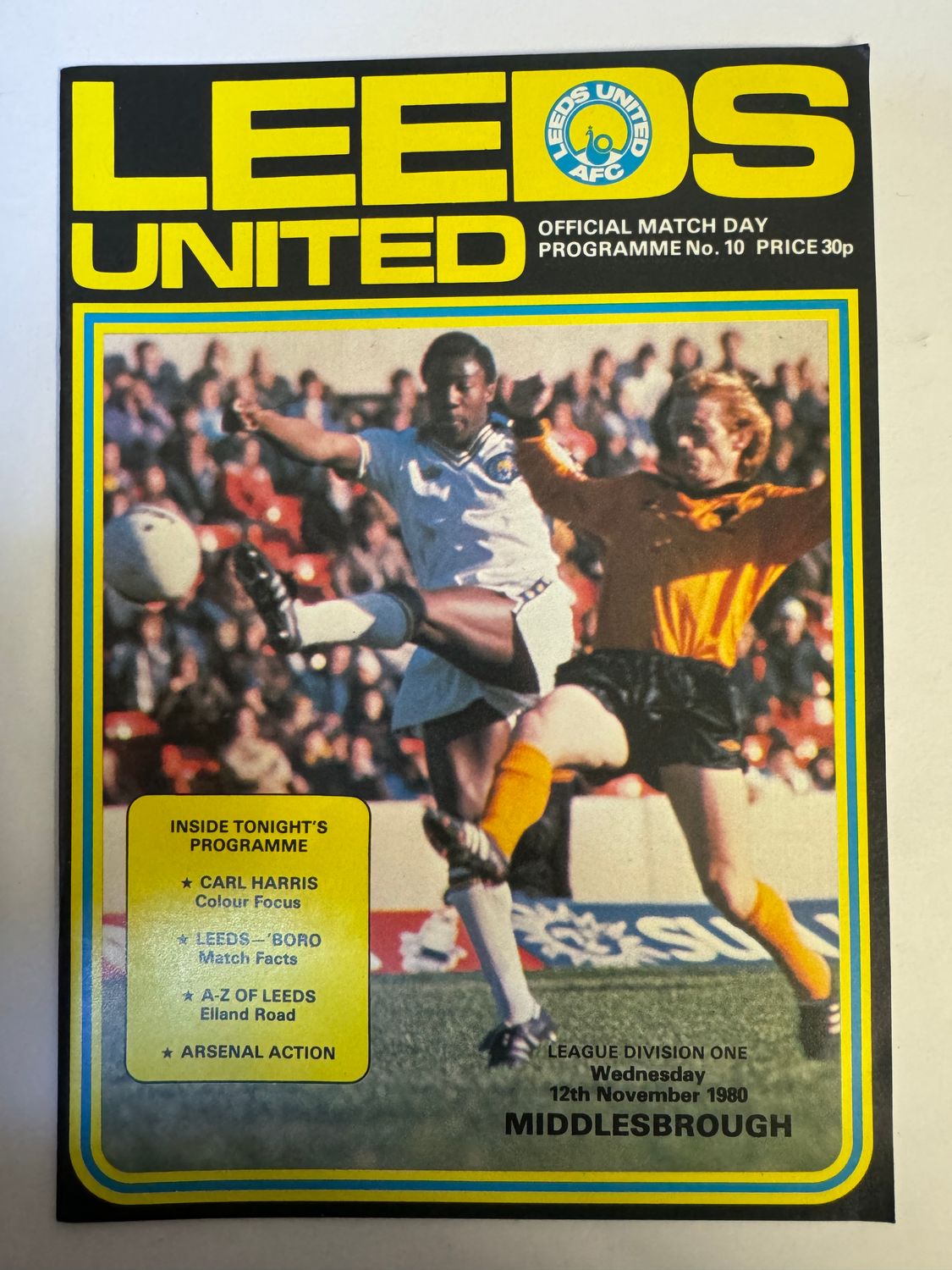 Leeds United v Middlesbrough - 12/11/80