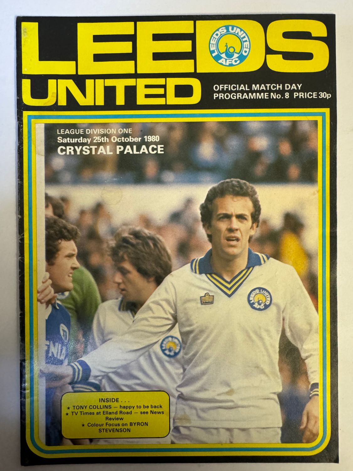 Leeds United v Crystal Palace - 25/10/80