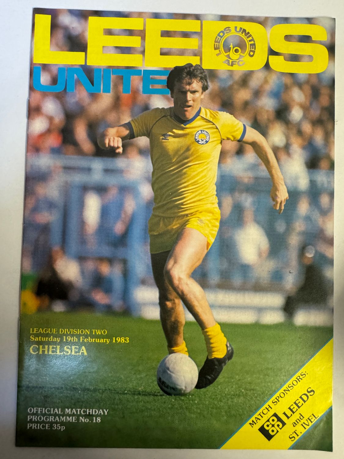 Leeds United v Chelsea - 19/2/83