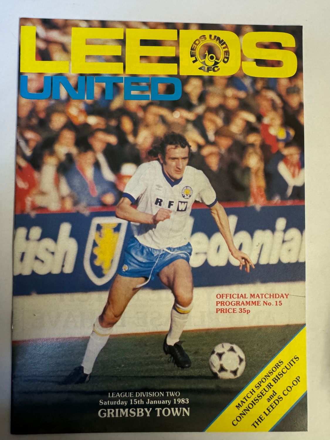 Leeds United v Grimsby - 15/1/83