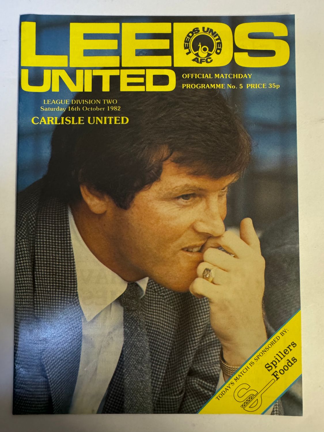 Leeds United v Carlisle - 16/10/82