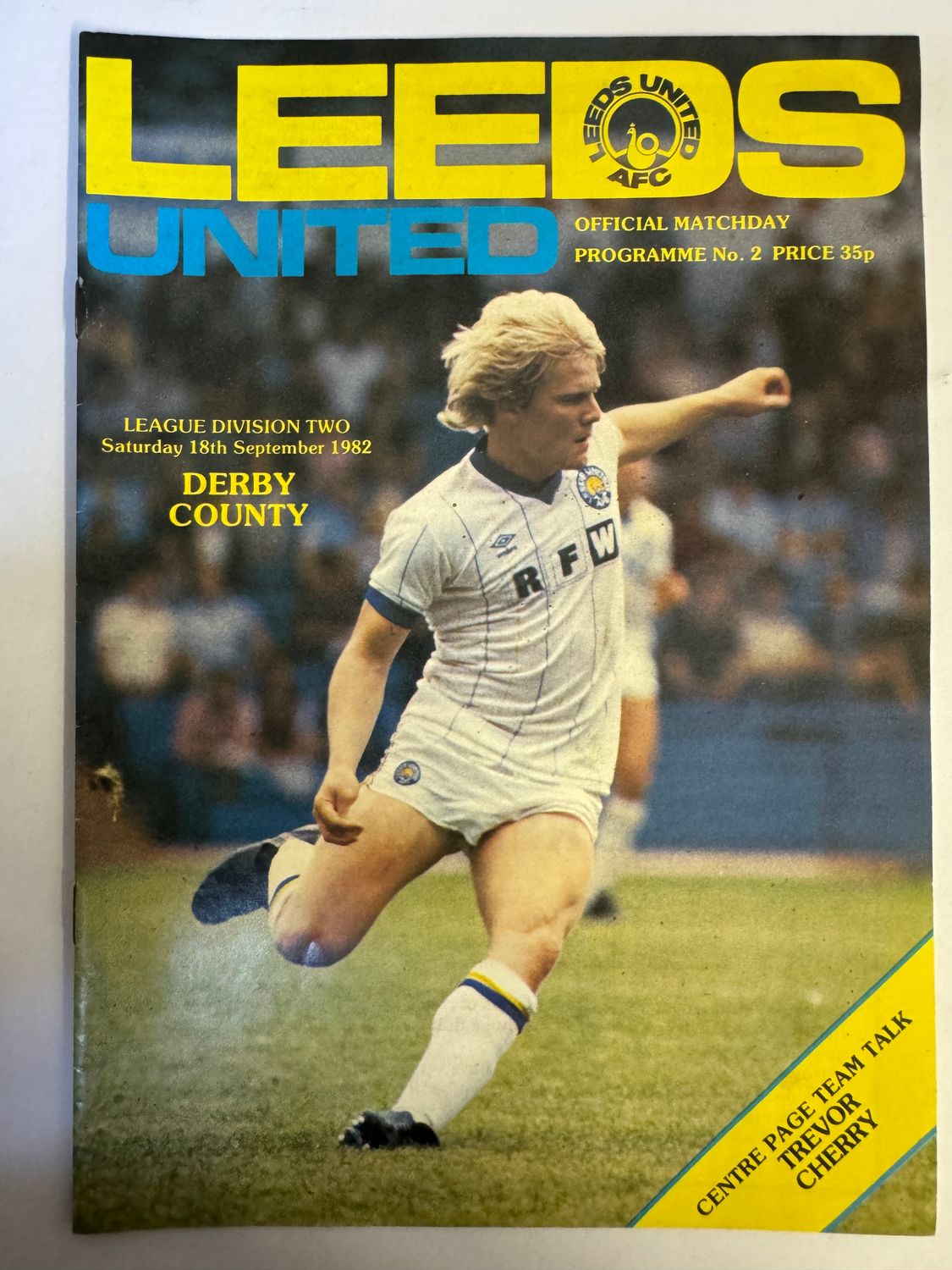 Leeds United v Derby - 18/9/82