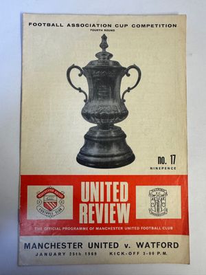 Manchester United v Watford - 25/1/69