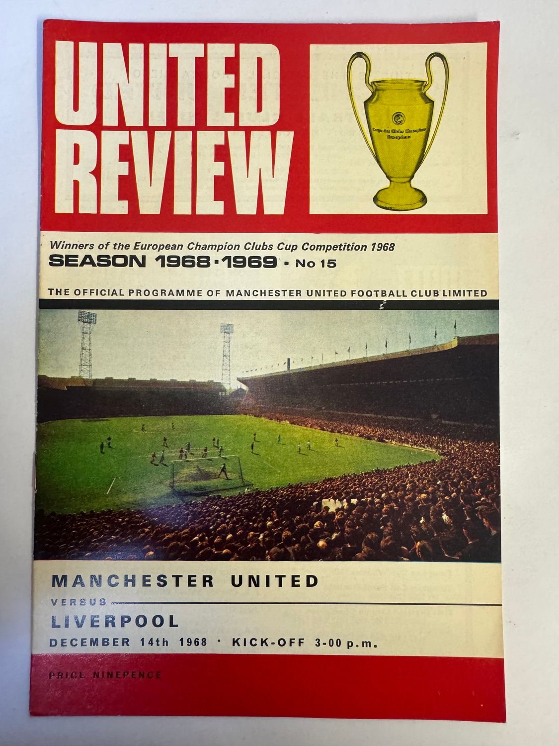 Manchester United v Liverpool - 14/12/68