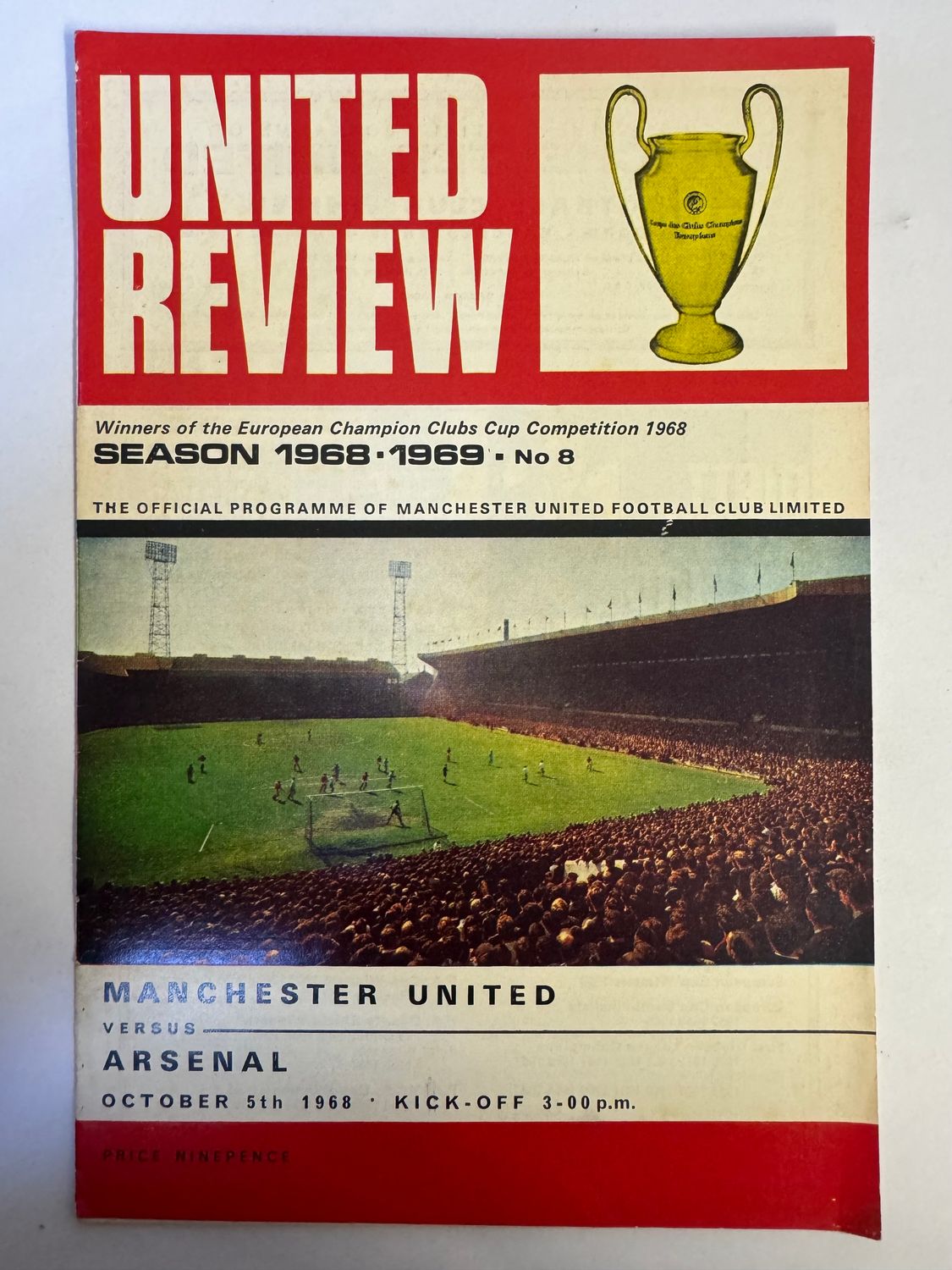 Manchester United v Arsenal - 5/10/68