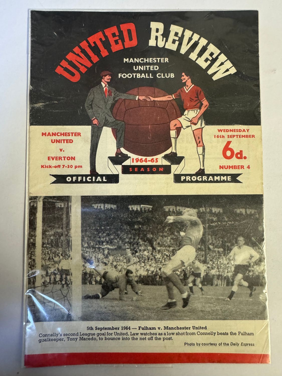 Manchester United v Everton - 16/9/64