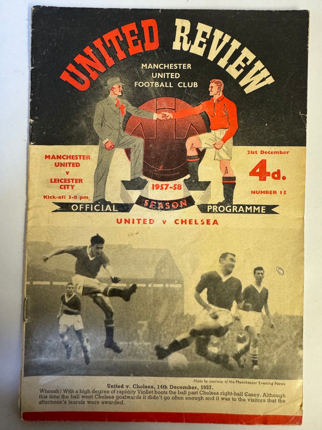 Manchester United v Chelsea - 21/12/57