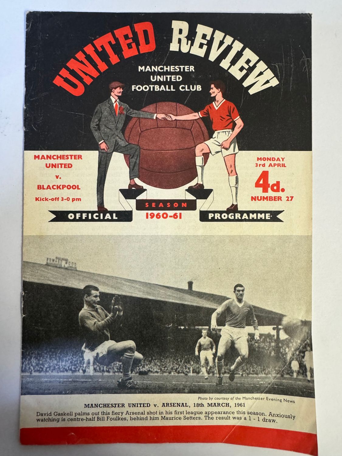 Manchester United v Blackpool - 3/4/61