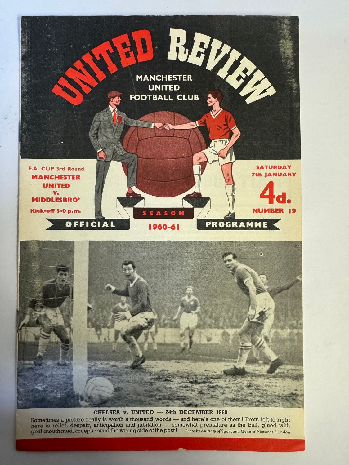 Manchester United v Middlesbrough - 7/1/61