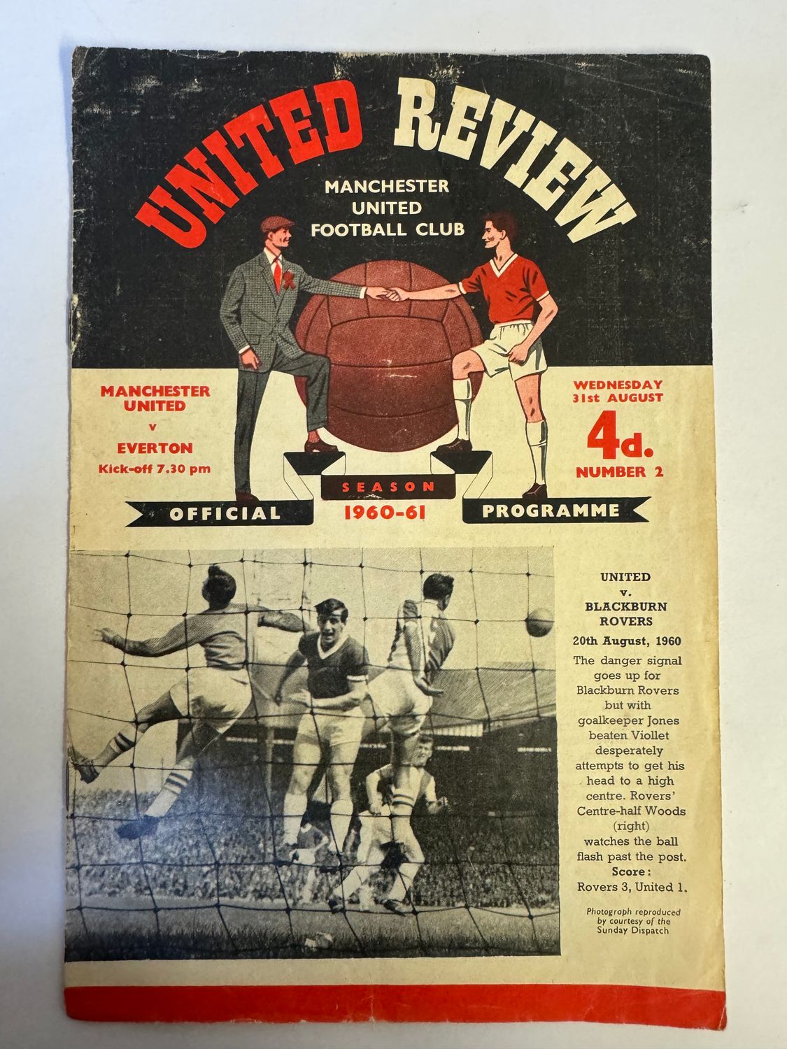 Manchester United v Everton - 31/8/60