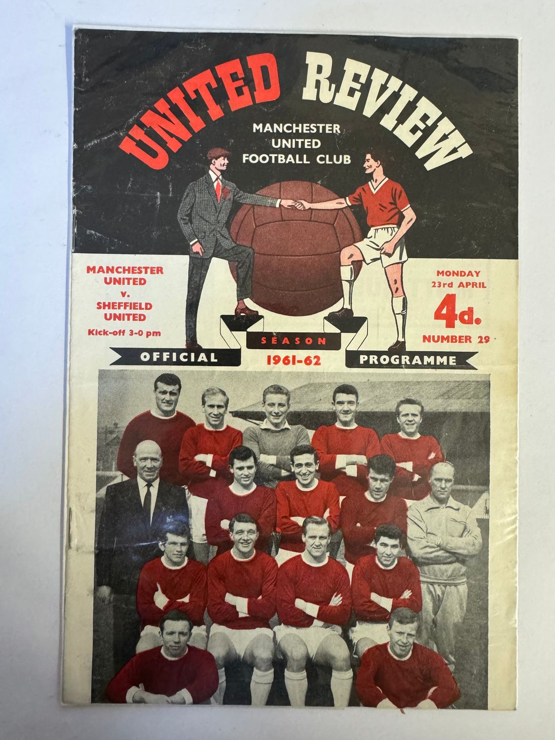 Manchester United v Sheffield Utd - 23/4/62