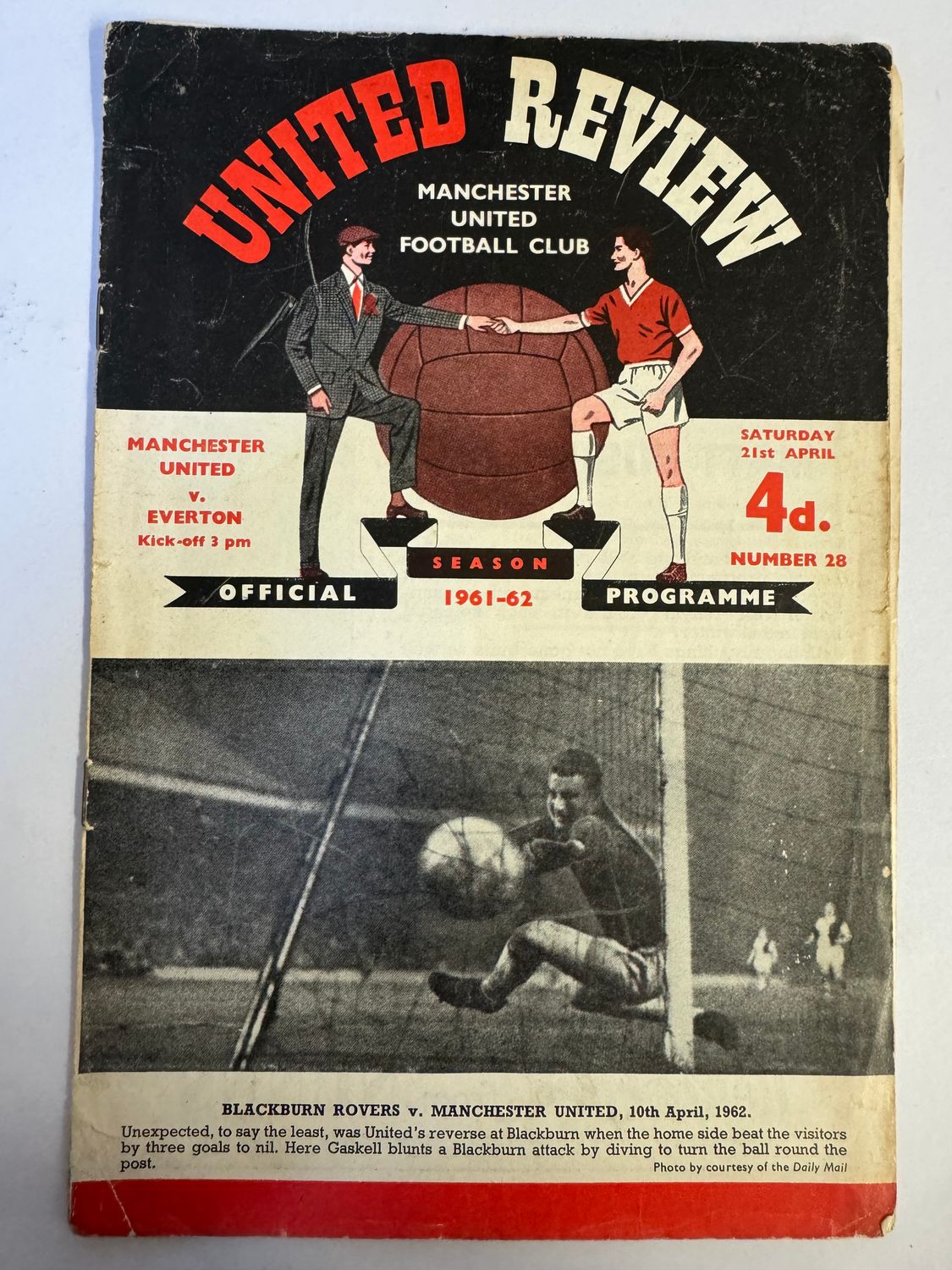 Manchester United v Everton - 21/4/62
