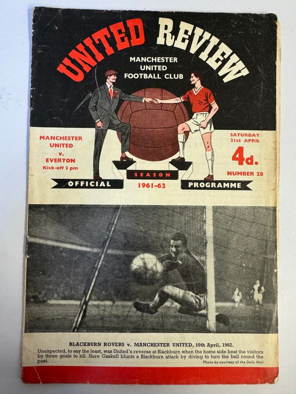 Manchester United v Everton - 21/4/62