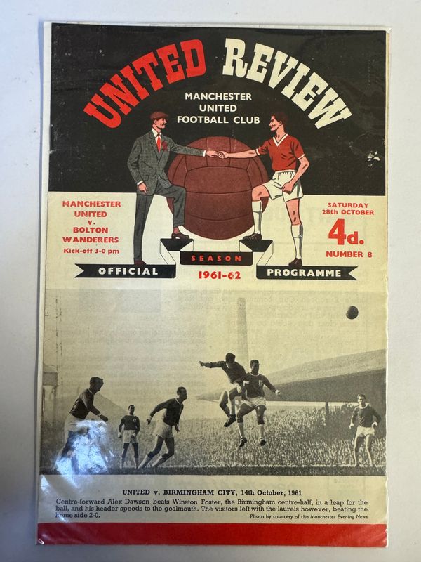 Manchester United v Bolton - 28/10/61