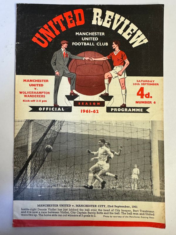 Manchester United v Wolves - 30/9/61
