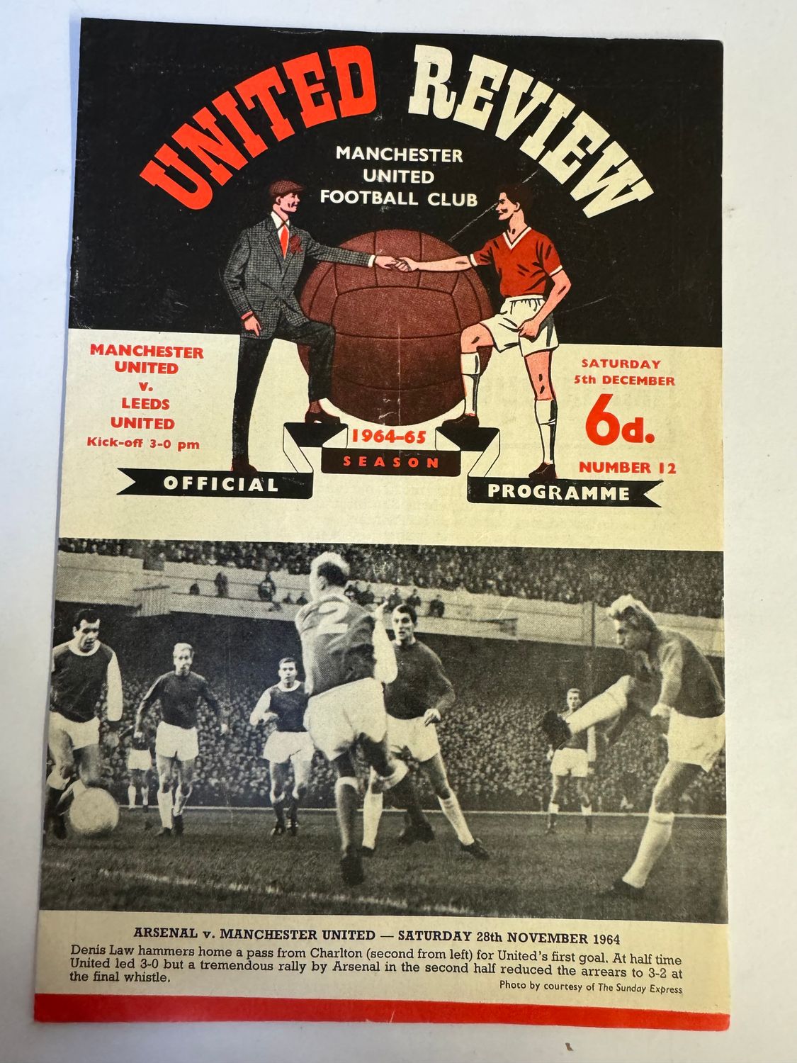 Manchester United v Leeds - 5/12/64