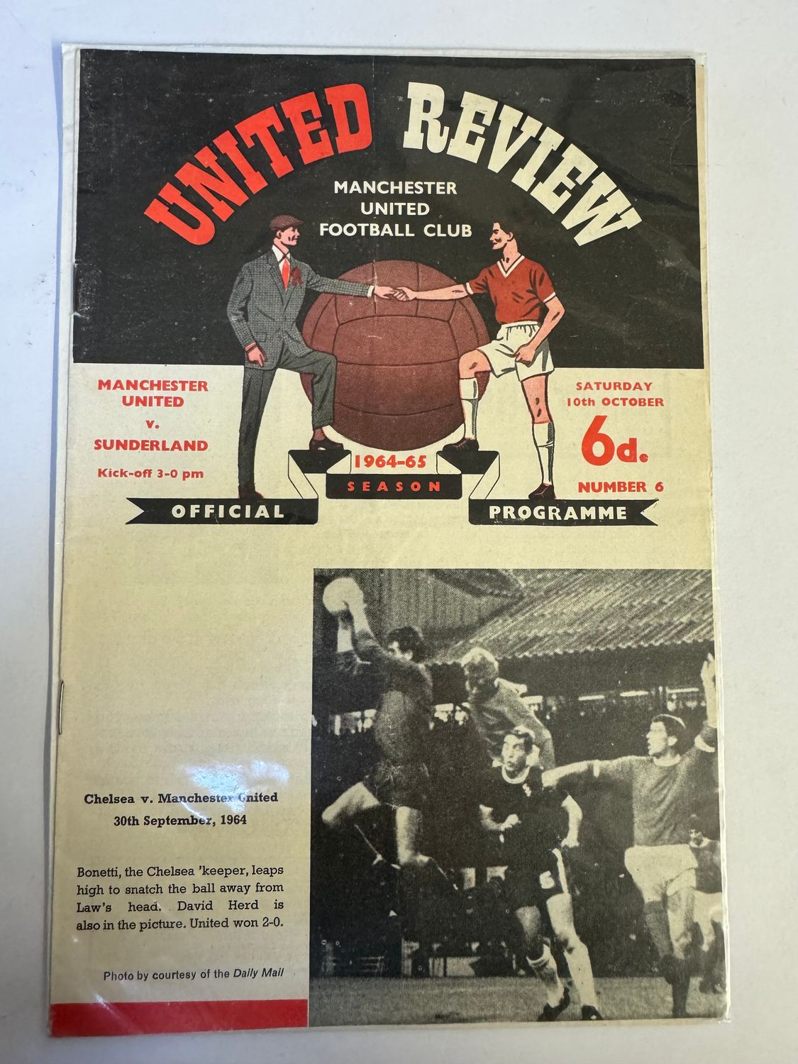 Manchester United v Sunderland - 10/10/64