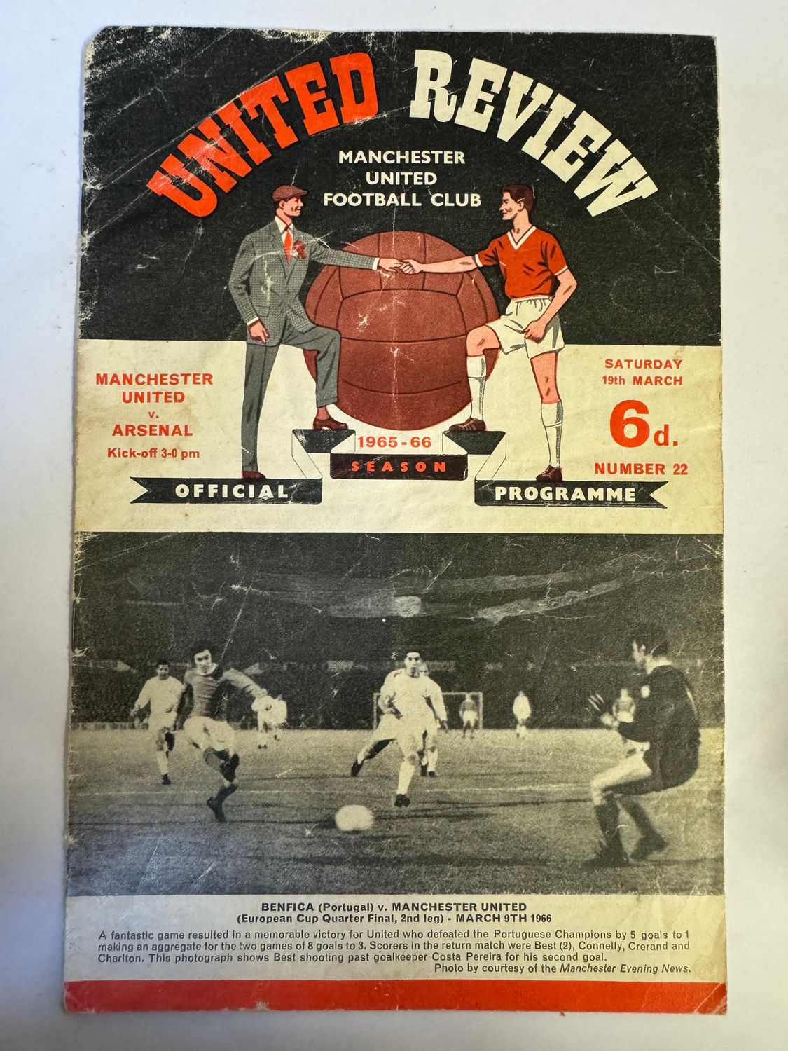 Manchester United v Arsenal - 19/3/66