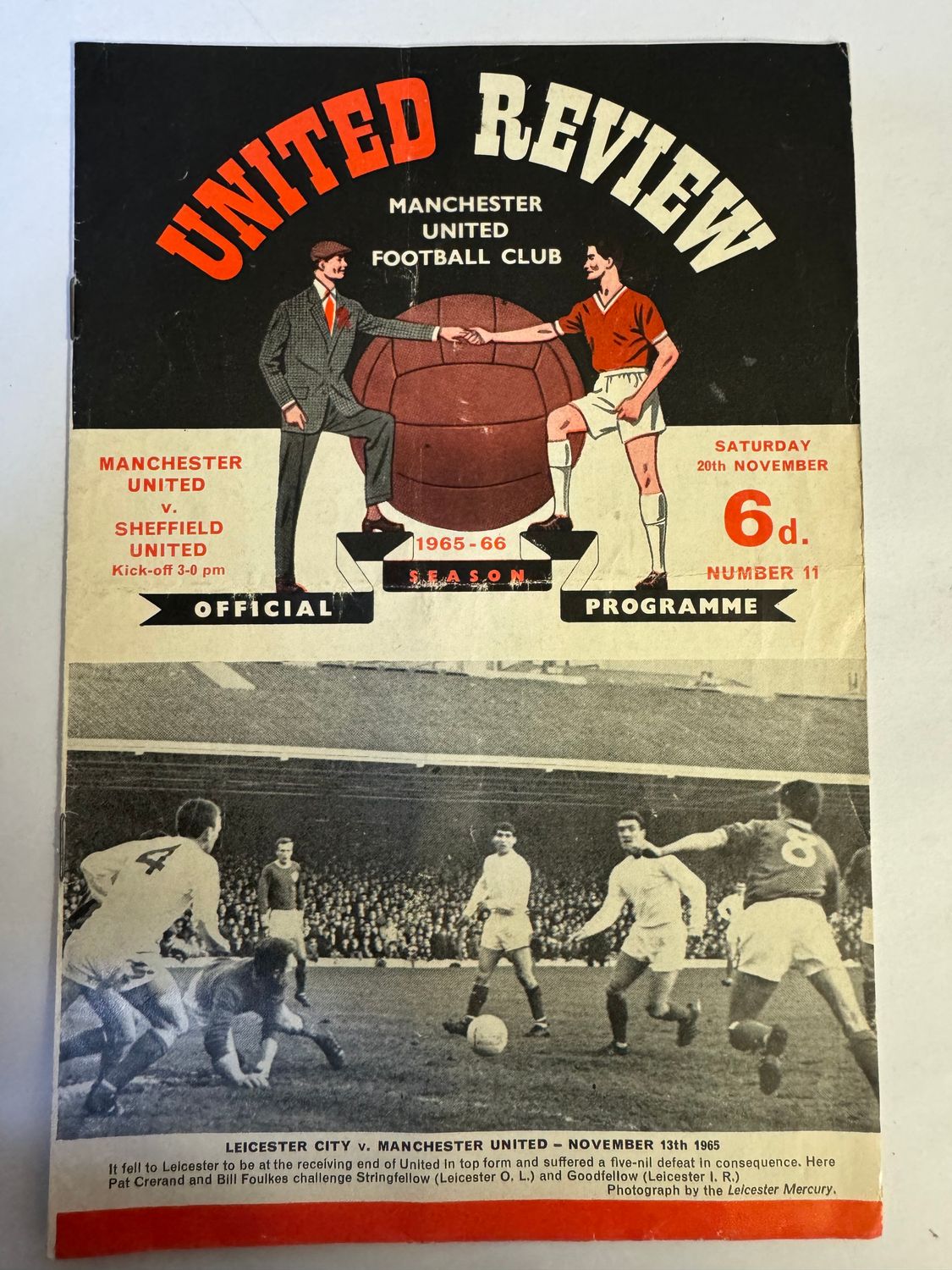 Manchester United v Sheffield United - 20/11/65
