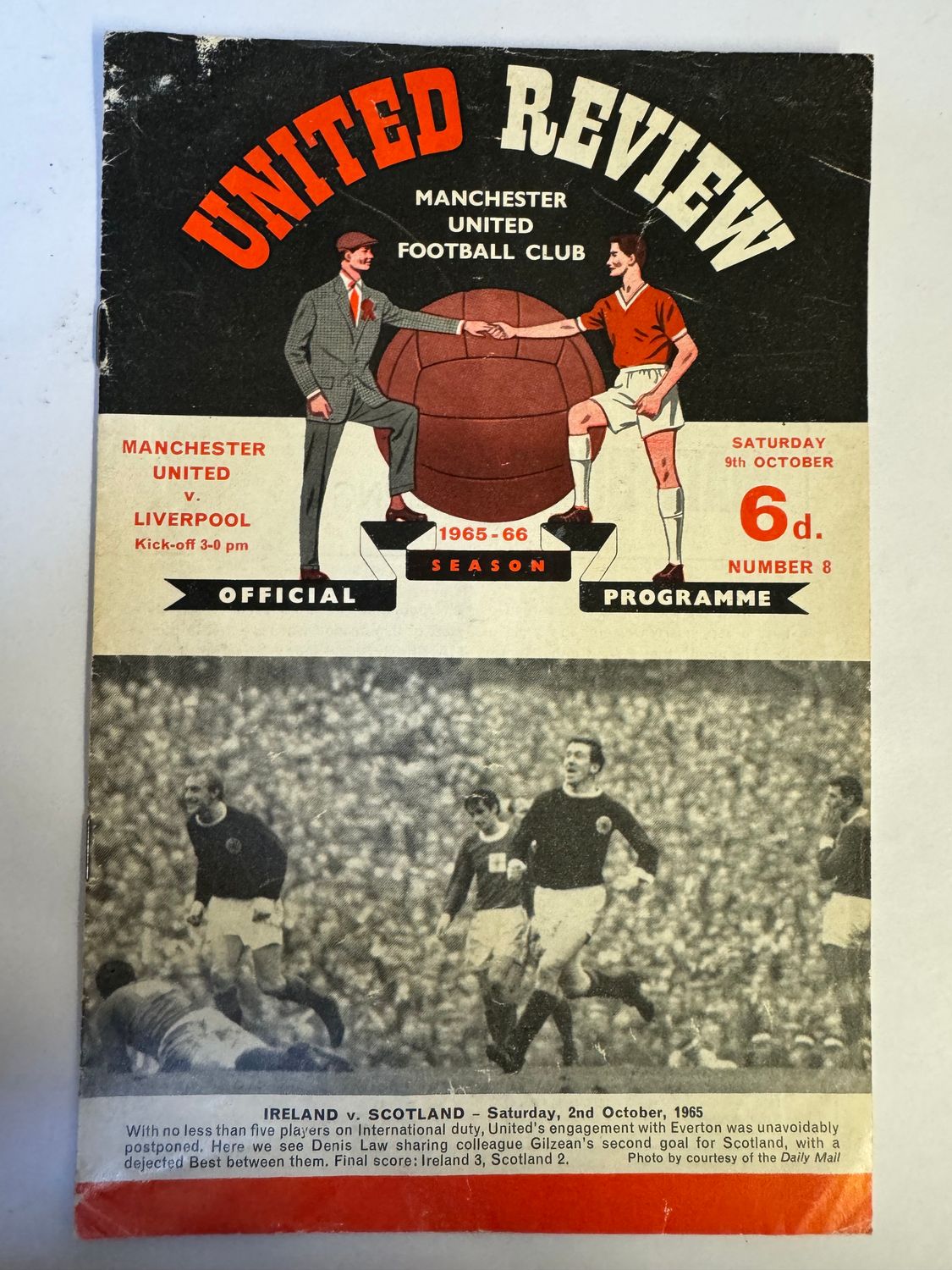 Manchester United v Liverpool - 9/10/65