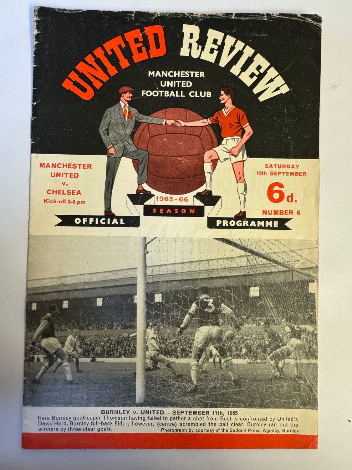 Manchester United v Chelsea - 18/9/65