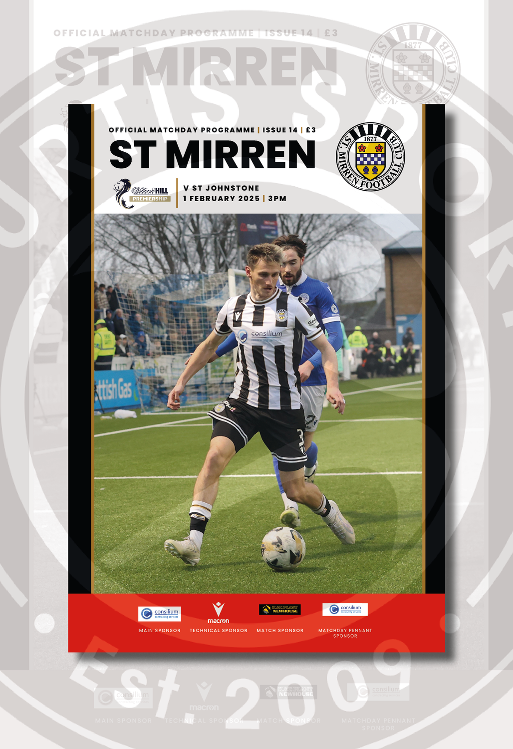 St Mirren v St Johnstone - 01/02/25