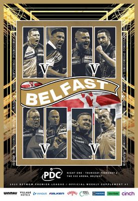 2025 PDC BetMGM Premier League Darts - Week 1 Supplement (Belfast)