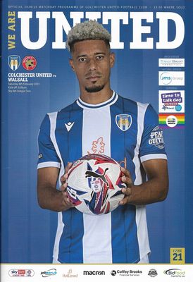 Colchester United v Walsall - 08/02/25