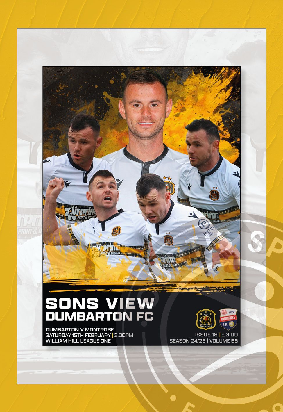 Dumbarton v Montrose - 15/02/25