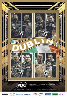 2025 PDC BetMGM Premier League Darts - Week 3 Supplement (Dublin)