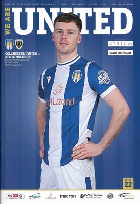 Colchester United v AFC Wimbledon - 22/02/25