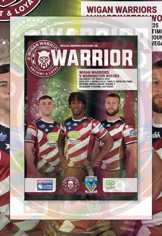 Wigan Warriors v Warrington Wolves - 01/03/25