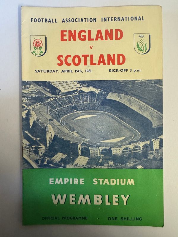 1961 England v Scotland