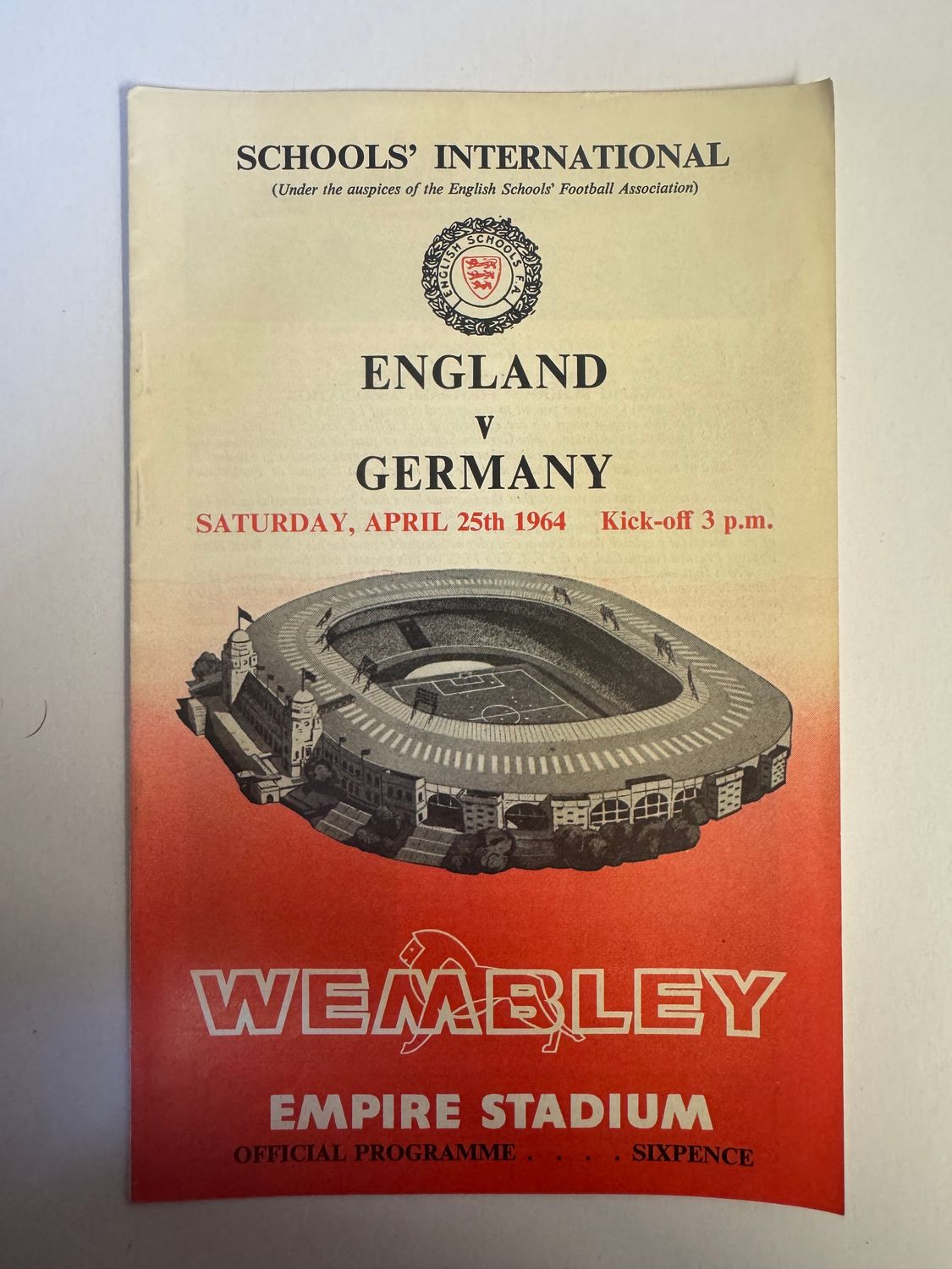 1964 England v Germany