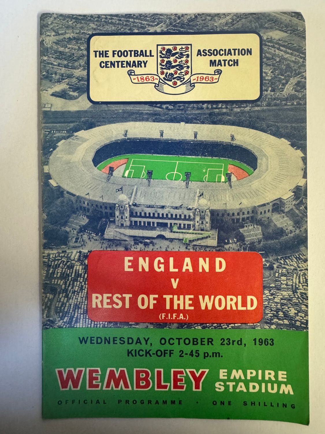 1963 England v Rest of the World