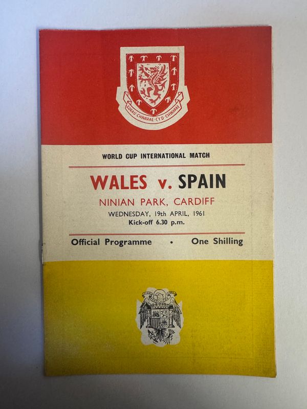 1961 Wales v Spain