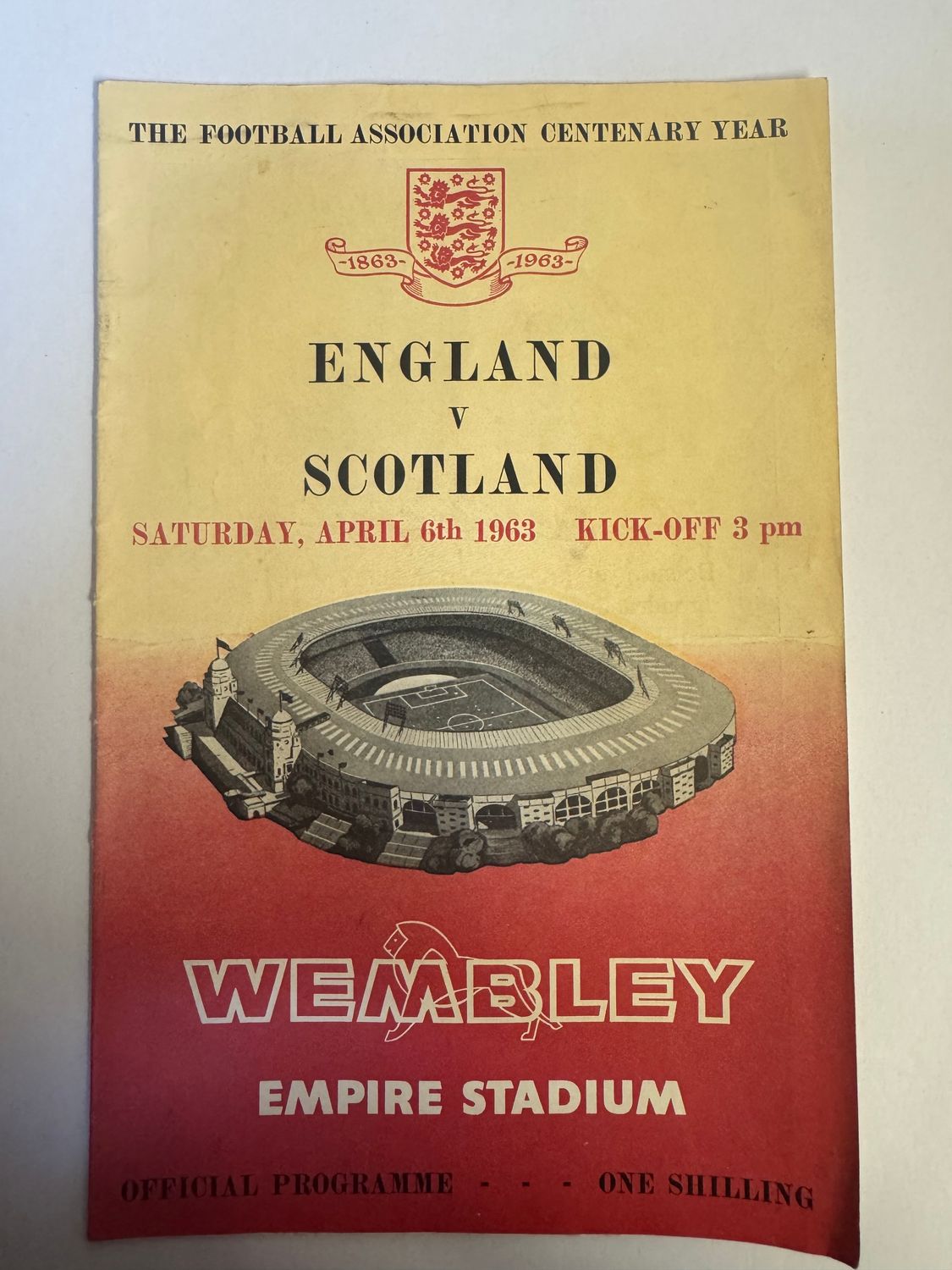 1963 England v Scotland