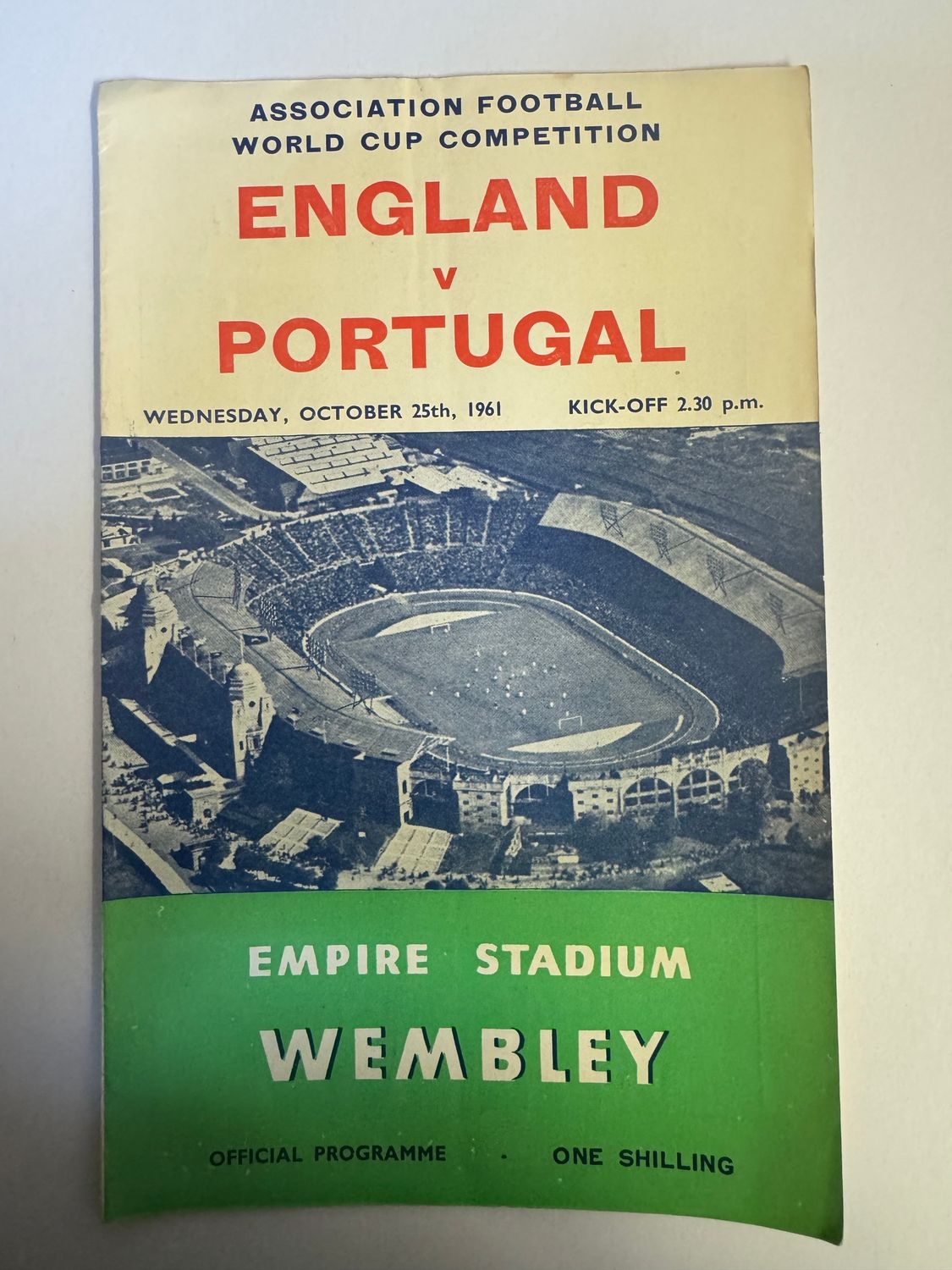 1961 England v Portugal