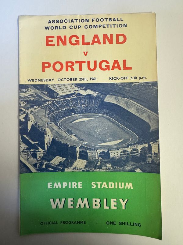 1961 England v Portugal