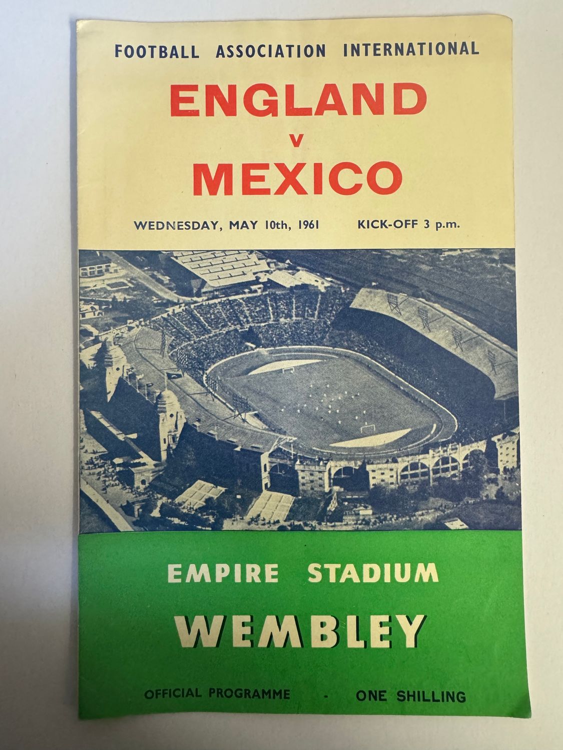 1961 England v Mexico