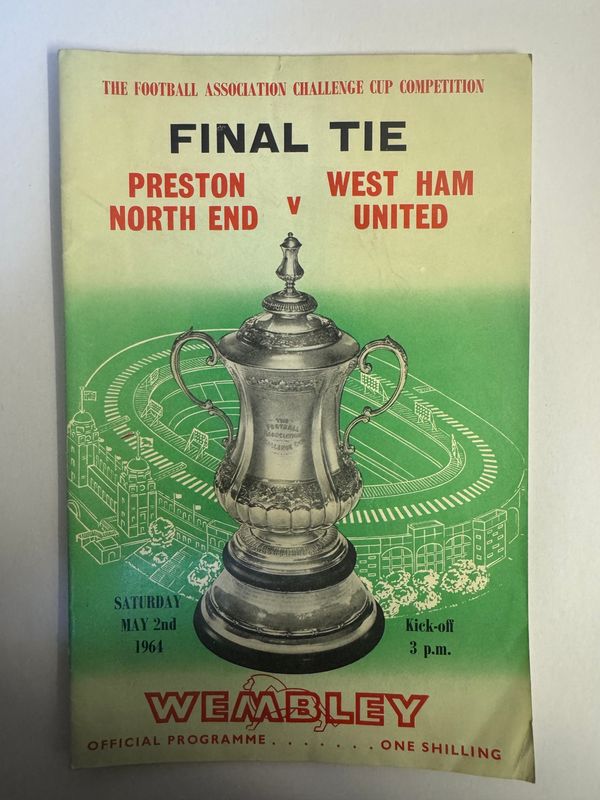 1964 FA Cup Final Preston North End v West Ham