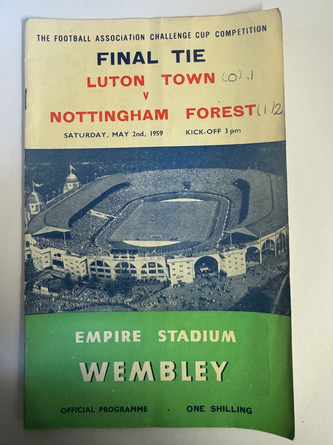 1959 FA Cup Final Luton Town v Nottingham Forest