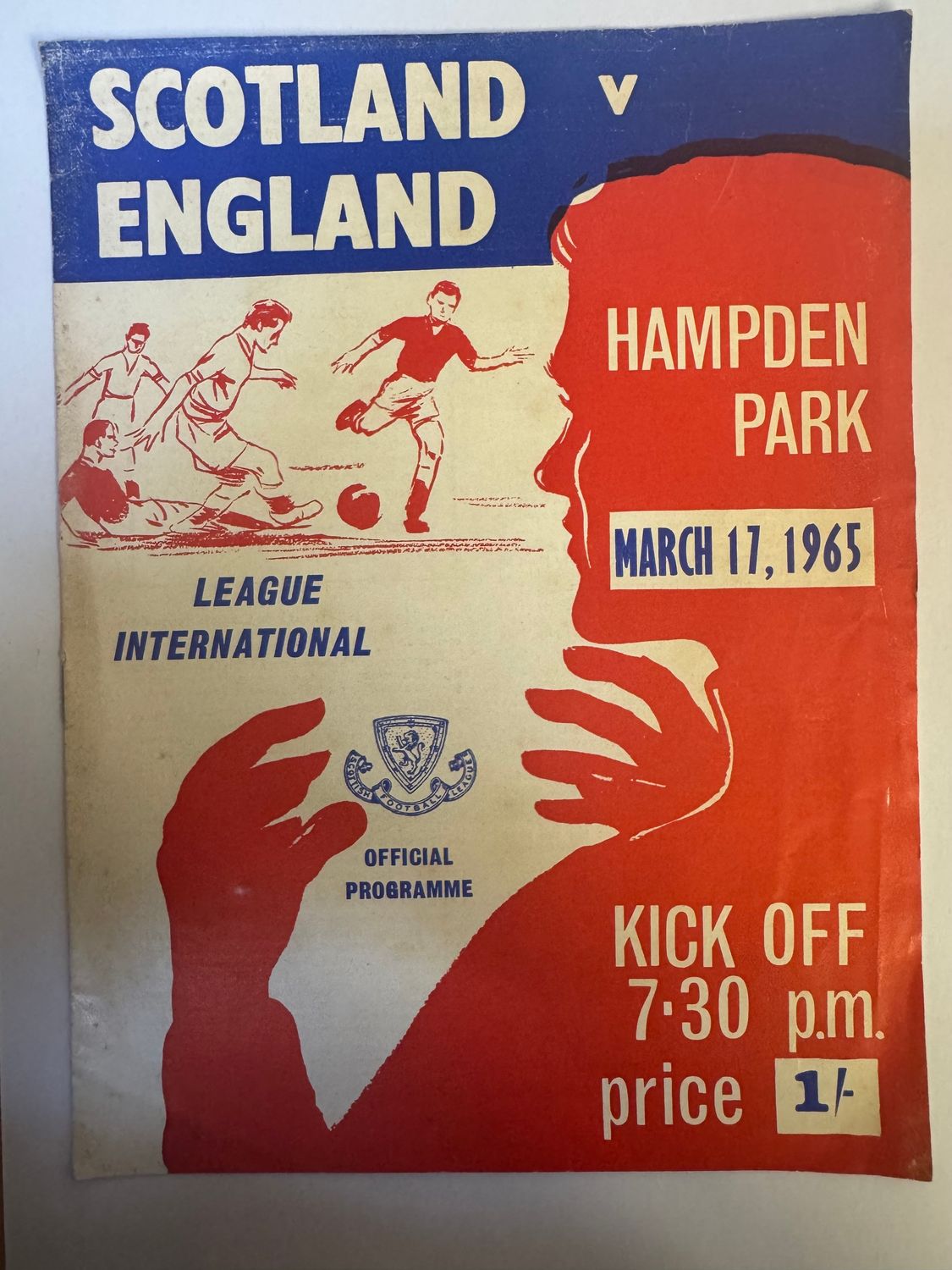 1965 Scotland V England