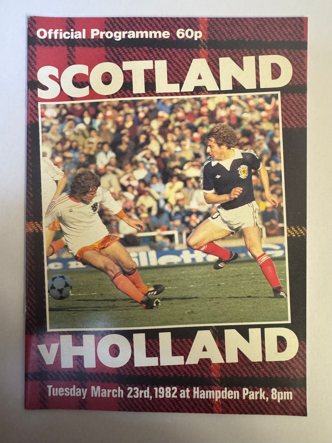 1982 Scotland V Holland